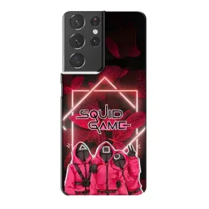 Чехол Гра в кальмара для Samsung Galaxy S21 Plus (Охранники Игра кальмара)