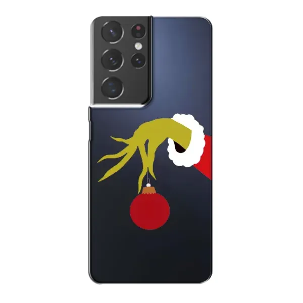 Чехол с принтом «Гринч с игрушкой» для Samsung Galaxy S21 Plus Чехол с принтом «Гринч с игрушкой» для Samsung Galaxy S21 Plus