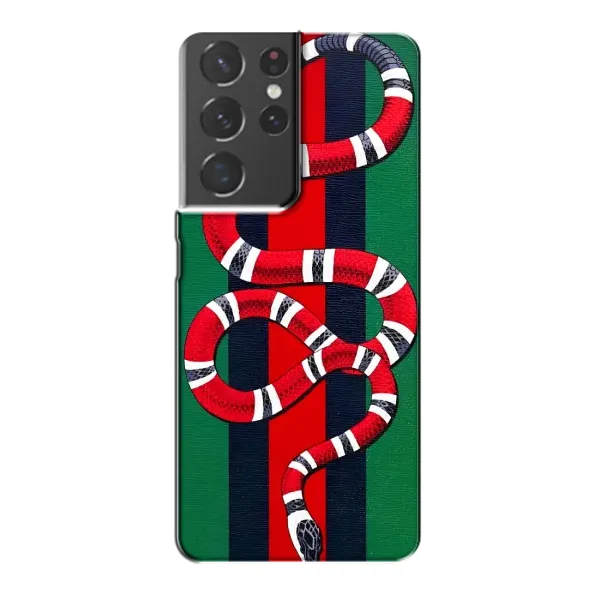 Чехол с принтом «Gucci змия» для Samsung Galaxy S21 Plus