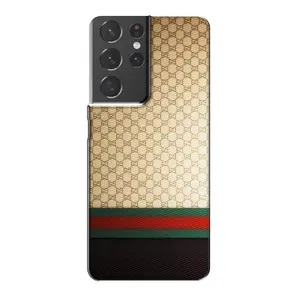 Чохли  GUCCI для Самсунг Галаксі S21 Plus (AlphaPrint) (Гуччі Фон)