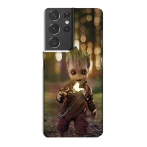 Чохол МАРВЕЛ для Самсунг Галаксі S21 Plus (AlphaPrint) (I am Groot)