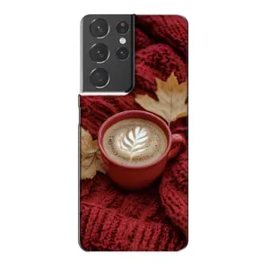 Чехол с принтом «Кофе на пледе» для Samsung Galaxy S21 Plus