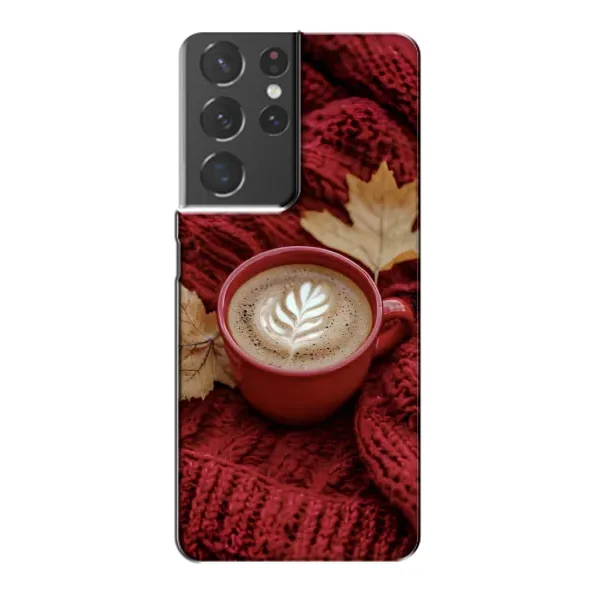Чехол с принтом «Кофе на пледе» для Samsung Galaxy S21 Plus Чехол с принтом «Кофе на пледе» для Samsung Galaxy S21 Plus