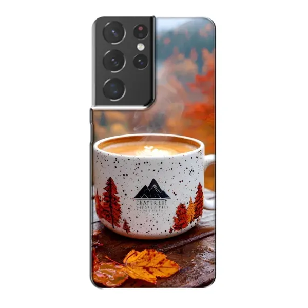 Чехол с принтом «Кофе на природе» для Samsung Galaxy S21 Plus Чехол с принтом «Кофе на природе» для Samsung Galaxy S21 Plus