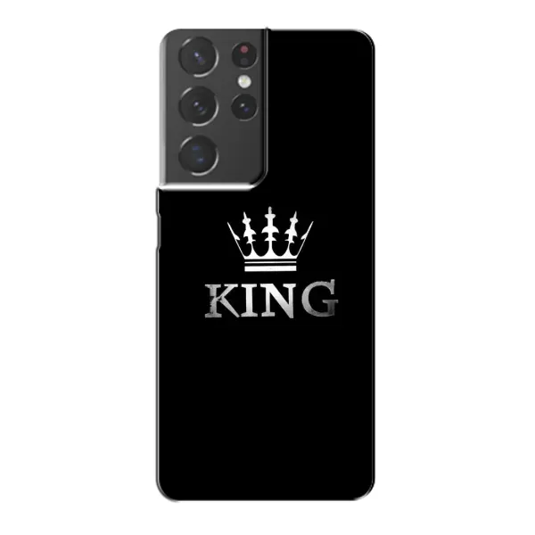 Чехол с принтом «KING» для Samsung Galaxy S21 Plus