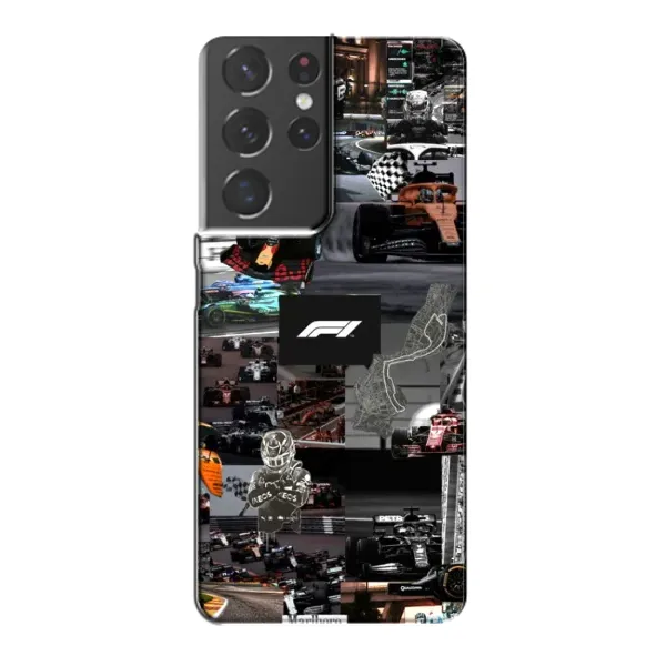 Чохол з принтом «Гоночний колаж Ф1» для Samsung Galaxy S21 Plus Чохол з принтом «Гоночний колаж Ф1» для Samsung Galaxy S21 Plus