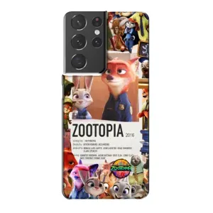 Чехол Зоотрополіс на Samsung Galaxy S21 Plus (Постер Зверополис)