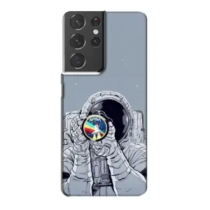 Чохол NASA для Samsung Galaxy S21 Plus (AlphaPrint) (Космонавт фото)