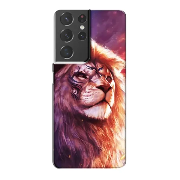 Чехол с принтом «Красочный Лев» для Samsung Galaxy S21 Plus