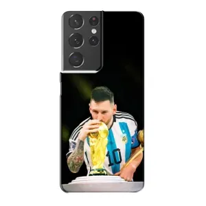 Чохли для Samsung Galaxy S21 Plus (Leo чемпіон) (AlphaPrint) (Кубок Мессі)
