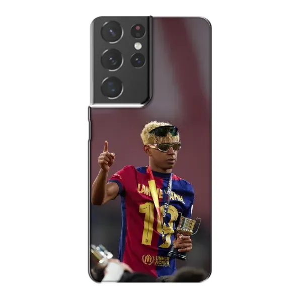 Чохол з принтом «Lamine Yamal» для Samsung Galaxy S21 Plus Чохол з принтом «Lamine Yamal» для Samsung Galaxy S21 Plus