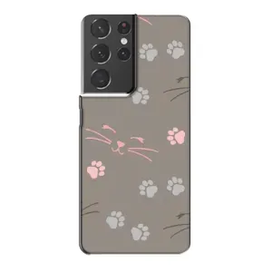 Чохол з малюнком кіт на Samsung Galaxy S21 Plus (Лапи і вуса)