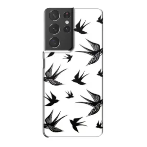 Чохол з пташками на Samsung Galaxy S21 Plus (VPrint) (Ластівки)