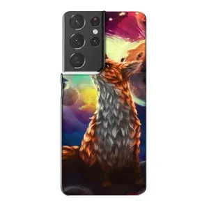 Чохли з картинкою Лисичка для Samsung Galaxy S21 Plus (VPrint) (Лисичка в космосі)