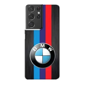 Чохол для Самсунг Галаксі S21 Plus - з принтом БМВ (AlphaPrint) (Лого BMW)
