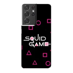 Чехол Гра в кальмара для Samsung Galaxy S21 Plus (Паттерн Игра кальмара)