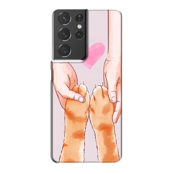 Чехол с принтом «Любовь к котикам» для Samsung Galaxy S21 Plus Чехол с принтом «Любовь к котикам» для Samsung Galaxy S21 Plus