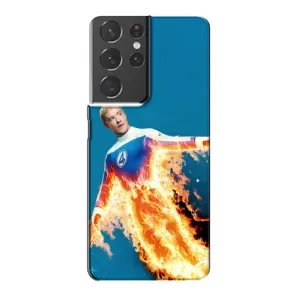 Чохол з принтом «Людина-факел у вогні» для Samsung Galaxy S21 Plus
