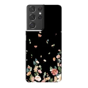 Чохол для Самсунг Галаксі S21 Plus - з принтом (Дизайнерські) (AlphaPrint) (Маленькі квіти)