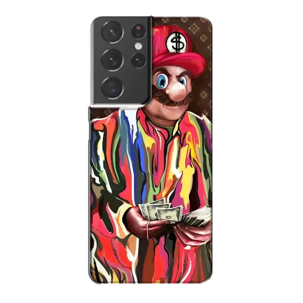 Чехол с принтом «Mario LV» для Samsung Galaxy S21 Plus