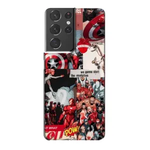 Чохол МАРВЕЛ для Самсунг Галаксі S21 Plus (AlphaPrint) (Марвел Комикс)