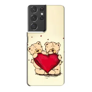 Чехлы для любимой на Самсунг Галаксі S21 Plus (VPrint) (Медвежата)