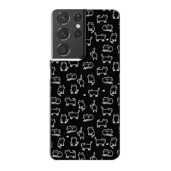 Чохол з принтом «Маленькі котики» для Samsung Galaxy S21 Plus