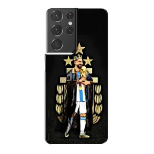 Чохли для Samsung Galaxy S21 Plus (Leo чемпіон) (AlphaPrint) (Мессі Король)
