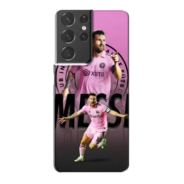 Чехол с принтом «Messi Miami» для Samsung Galaxy S21 Plus