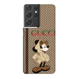 Чохли  GUCCI для Самсунг Галаксі S21 Plus (AlphaPrint) (Mickey GUCCI)