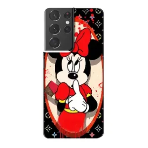 Чохол Disney Mouse Samsung Galaxy S21 Plus (PREMIUMPrint) (Мінні Маус ЛВ)