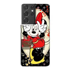 Чохол Disney Mouse Samsung Galaxy S21 Plus (PREMIUMPrint) (Мінні peace)