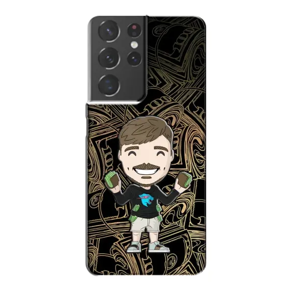 Чохол з принтом «Mister Beast» для Samsung Galaxy S21 Plus Чохол з принтом «Mister Beast» для Samsung Galaxy S21 Plus