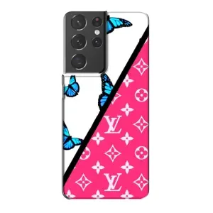 Бренднові Чохли для Samsung Galaxy S21 Plus - (PREMIUMPrint) (Мода LV)