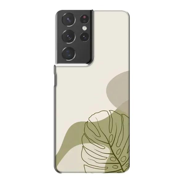 Чохол з принтом «Зелена монстера дизайн» для Samsung Galaxy S21 Plus Чохол з принтом «Зелена монстера дизайн» для Samsung Galaxy S21 Plus