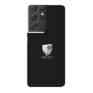 Чохол Майнкрафт на Samsung Galaxy S21 Plus (AlphaPrint) Minecraft (Овечка Майнкрафт)