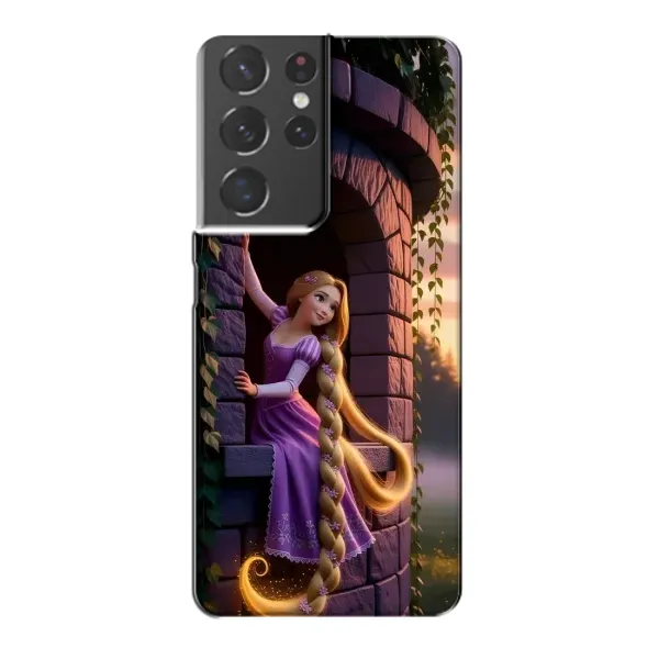 Чохол з принтом «Рапунцель на вежі» для Samsung Galaxy S21 Plus