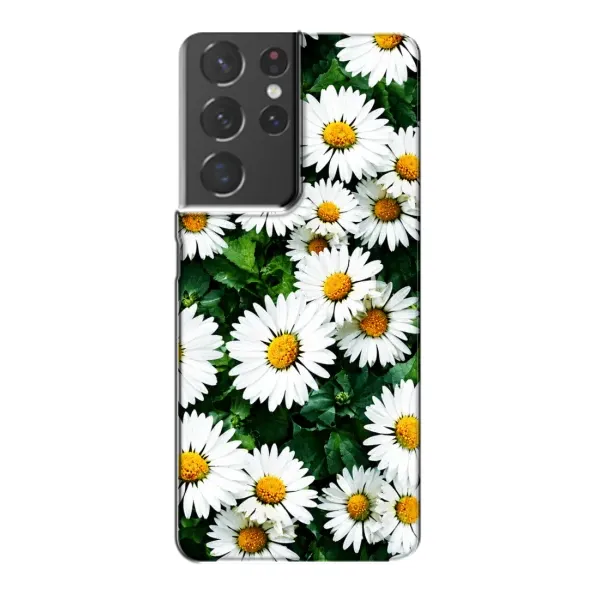 Чехол с принтом «Ромашки» для Samsung Galaxy S21 Plus