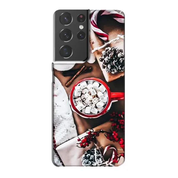 Чехол с принтом «Рождественская атмосфера» для Samsung Galaxy S21 Plus Чехол с принтом «Рождественская атмосфера» для Samsung Galaxy S21 Plus