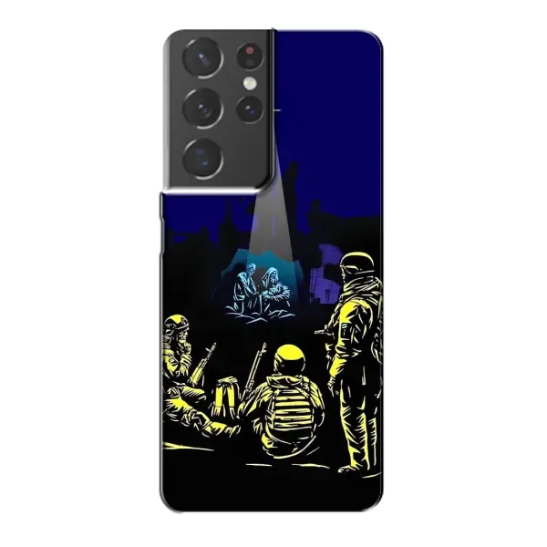 Чехол с принтом «Рождество в Украине» для Samsung Galaxy S21 Plus Чехол с принтом «Рождество в Украине» для Samsung Galaxy S21 Plus