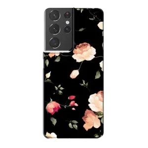 Чохли з квітами для Samsung Galaxy S21 Plus (VPrint) (Трояндочки)