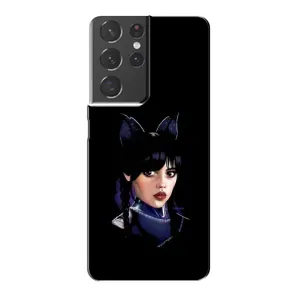 Чохли Венсдей на Samsung Galaxy S21 Plus Уенсдей (AlphaPrint) (серйозна Венздей)