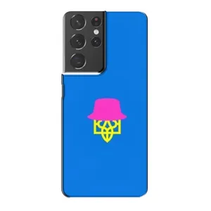 Чохли для Samsung Galaxy S21 Plus Укр. Символіка (AlphaPrint) (Шапка на гербу)