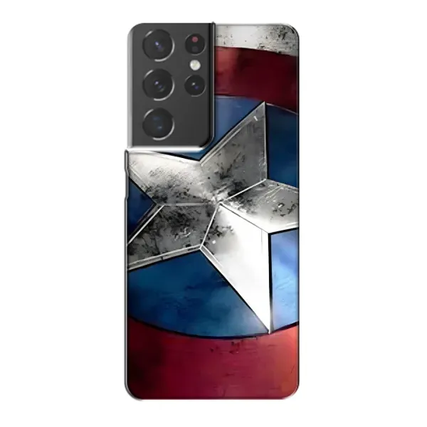 Чехол с принтом «Щит Капитана Америки» для Samsung Galaxy S21 Plus