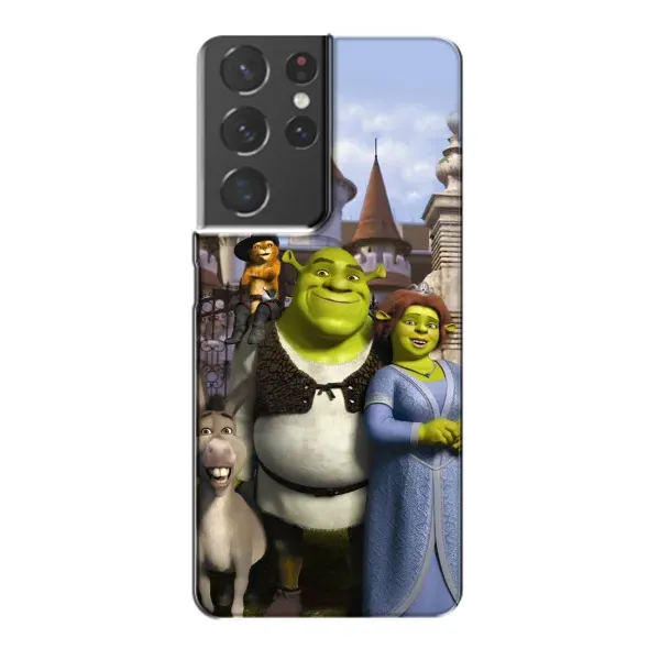 Чехол с принтом «Сказочные герои Шрека» для Samsung Galaxy S21 Plus Чехол с принтом «Сказочные герои Шрека» для Samsung Galaxy S21 Plus