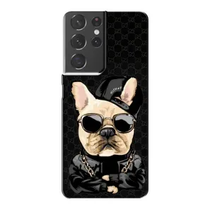 Чохли з крутими принтами для Samsung Galaxy S21 Plus - (PREMIUMPrint) (Стильна собака)