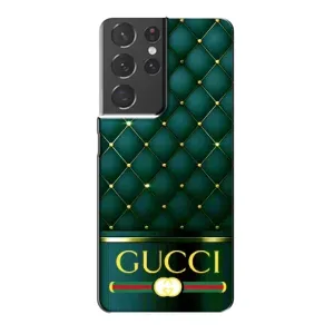 Чохли  GUCCI для Самсунг Галаксі S21 Plus (AlphaPrint) (Текстура Гуччі)