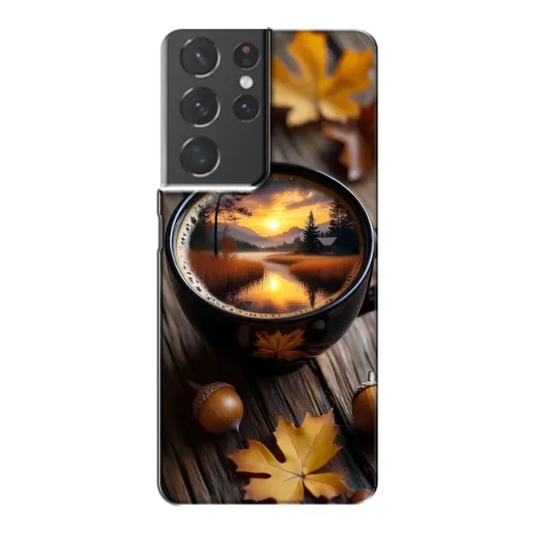 Чехол с принтом «Темный кофе» для Samsung Galaxy S21 Plus Чехол с принтом «Темный кофе» для Samsung Galaxy S21 Plus