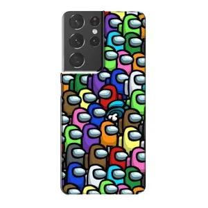 Чохли Амонг Ас для Samsung Galaxy S21 Plus (AlphaPrint) (Убитий)