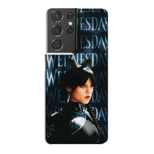 Чохол з принтом «Венздей кішка» для Samsung Galaxy S21 Plus